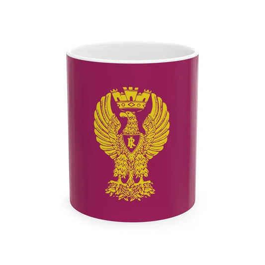 Flag of the Italian police force (Italy) White Coffee Mug 11oz - Go Mug Yourself