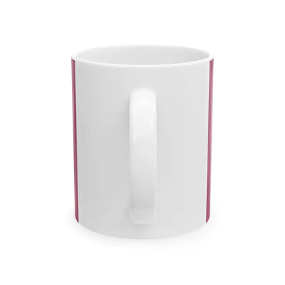 Flag of the Italian police force (Italy) White Coffee Mug - Go Mug Yourself