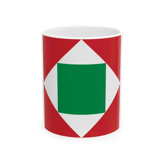 Flag of the Italian Republic 1802 (Italy) White Coffee Mug 11oz - Go Mug Yourself