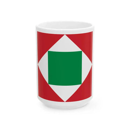 Flag of the Italian Republic 1802 (Italy) White Coffee Mug 15oz - Go Mug Yourself