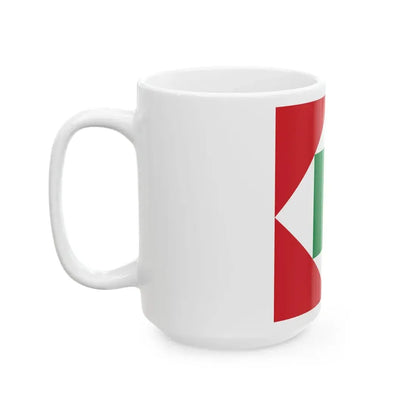 Flag of the Italian Republic 1802 (Italy) White Coffee Mug - Go Mug Yourself