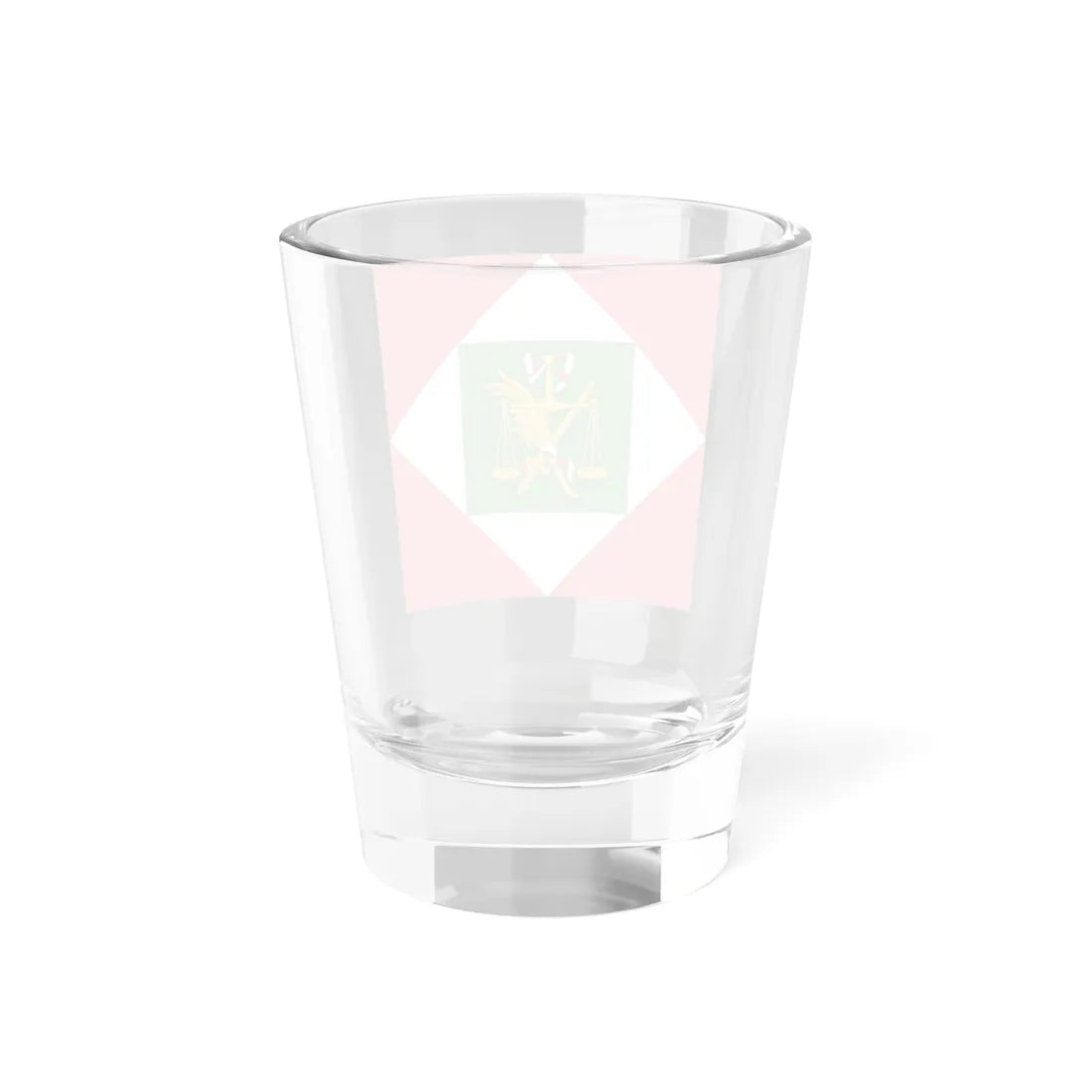 Flag of the Italian Republic Napoleonic with coat of arms (Italy) Shot Glass 1.5oz - Go Mug Yourself