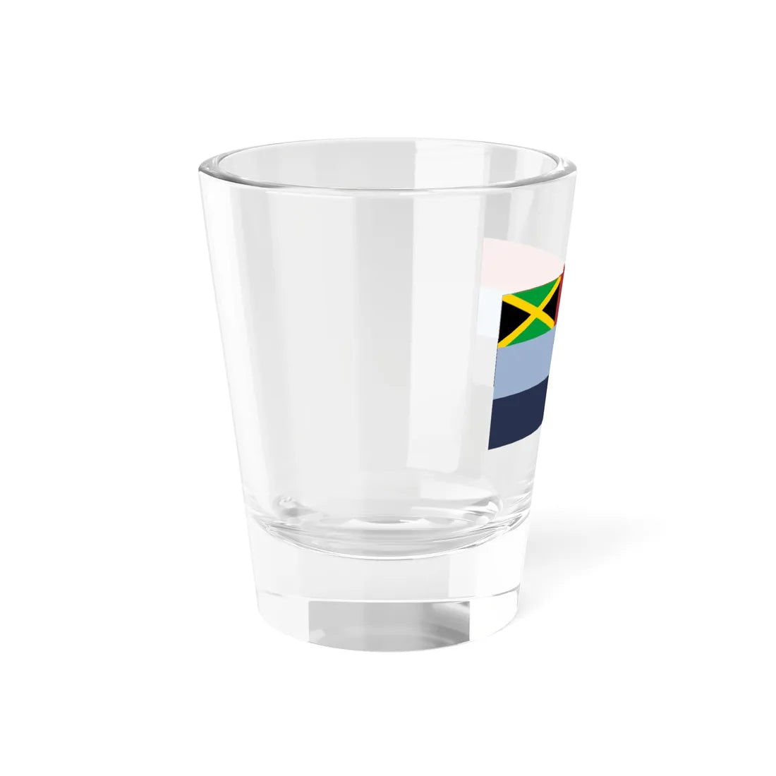 Flag of the Jamaica Defence Force 2020 (Jamaica) Shot Glass 1.5oz - Go Mug Yourself