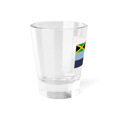 Flag of the Jamaica Defence Force 2020 (Jamaica) Shot Glass 1.5oz - Go Mug Yourself