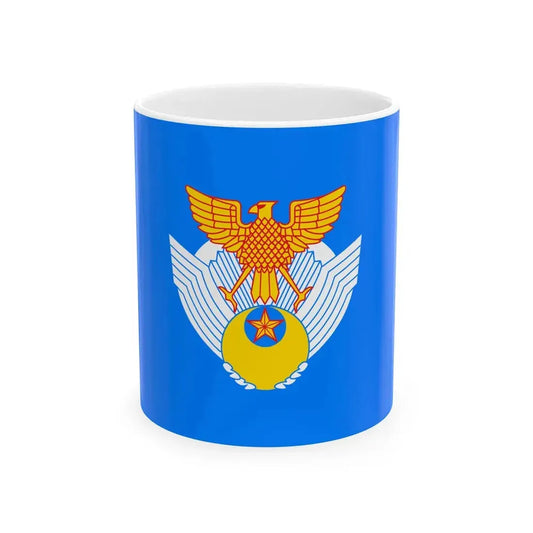 Flag of the Japan Air Self-Defense Force 1957-1972 (Japan) White Coffee Mug 11oz - Go Mug Yourself