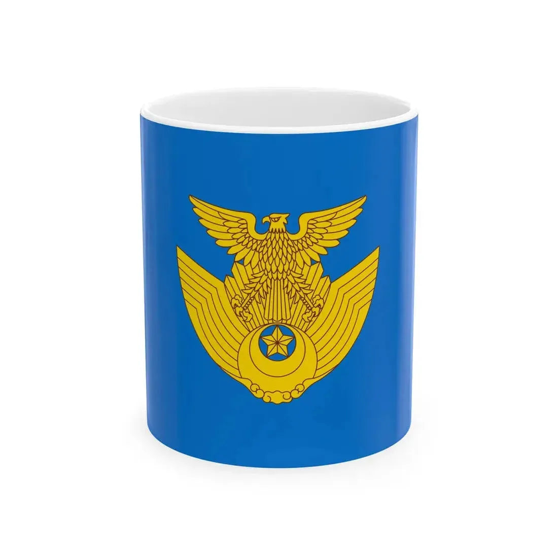 Flag of the Japan Air Self-Defense Force (Japan) White Coffee Mug 11oz - Go Mug Yourself