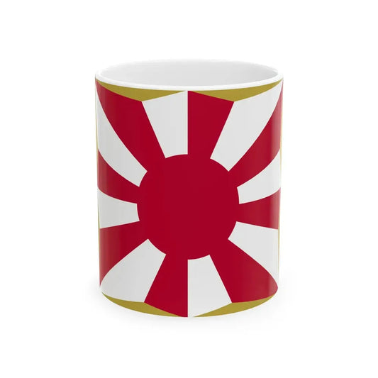 Flag of the Japan Self-Defense Forces (Japan) White Coffee Mug 11oz - Go Mug Yourself