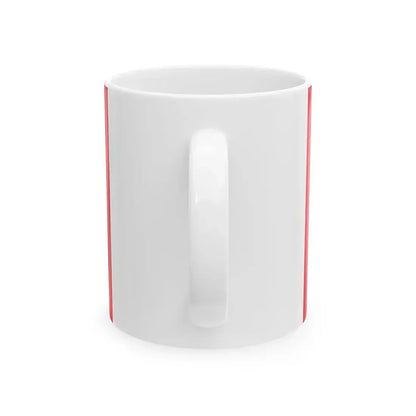Flag of the Japanese Communist Party Central Committee (Japan) White Coffee Mug - Go Mug Yourself