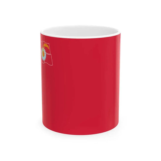 Flag of the Japanese Communist Party (Japan) White Coffee Mug 11oz - Go Mug Yourself