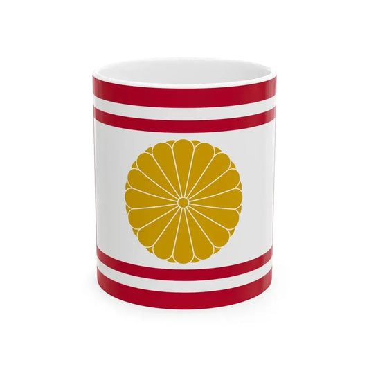 Flag of the Japanese Crown Prince (Japan) White Coffee Mug 11oz - Go Mug Yourself