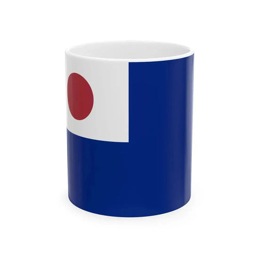 Flag of the Japanese Resident General of Korea 1905-1910 (Japan) White Coffee Mug 11oz - Go Mug Yourself