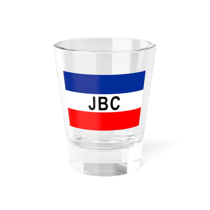 Flag of the JBC (Colombia) Shot Glass 1.5oz 1.5oz - Go Mug Yourself