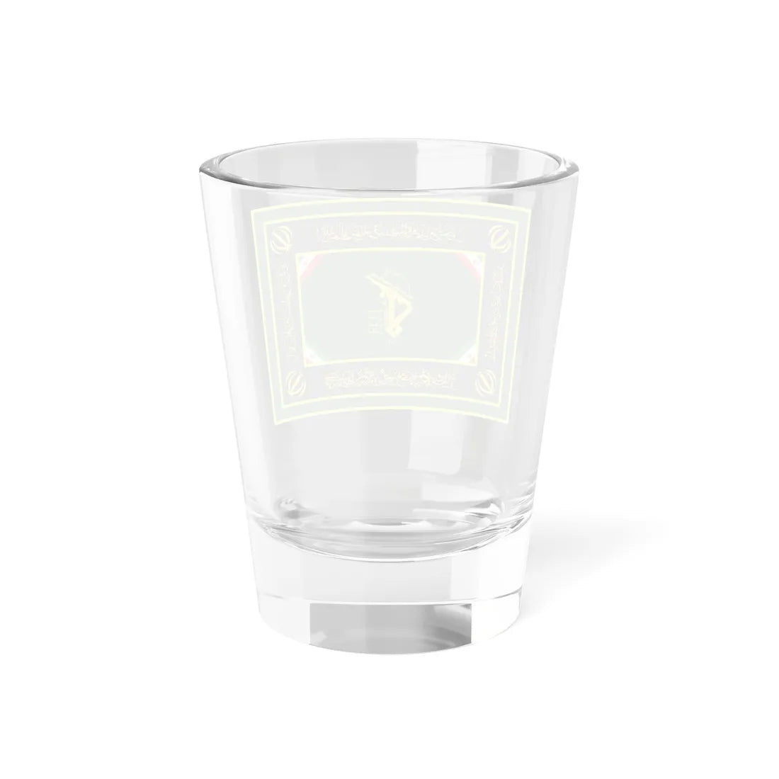 Flag of the Joint Staff of the Army of the Guardians of the Islamic Revolution (Iran) Shot Glass 1.5oz - Go Mug Yourself