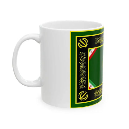 Flag of the Joint Staff of the Army of the Guardians of the Islamic Revolution (Iran) White Coffee Mug - Go Mug Yourself