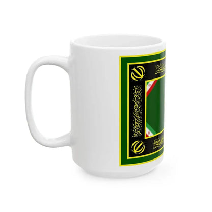 Flag of the Joint Staff of the Army of the Guardians of the Islamic Revolution (Iran) White Coffee Mug - Go Mug Yourself