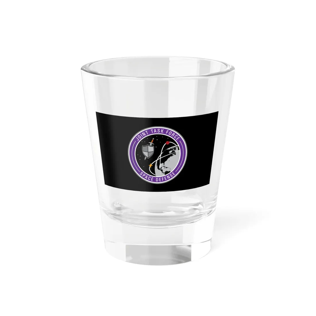 Flag of the Joint Task ForceSpace Defense (United States) Shot Glass 1.5oz 1.5oz - Go Mug Yourself