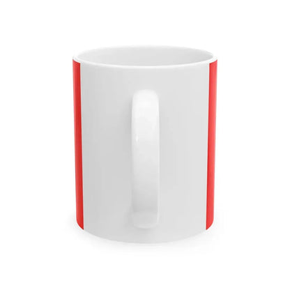 Flag of the Jordanian Communist Party (Jordan) White Coffee Mug - Go Mug Yourself