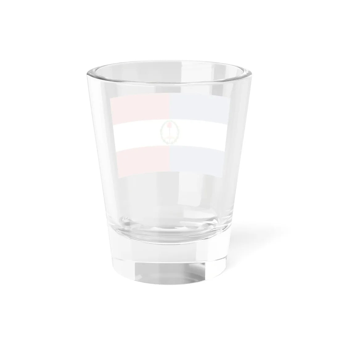 Flag of the Jordanist rebellion 1870s (Argentina) Shot Glass 1.5oz - Go Mug Yourself