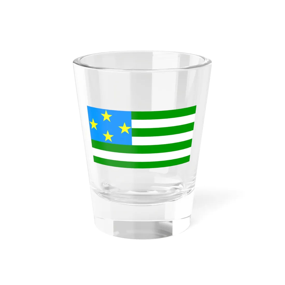 Flag of the Kabardian people (Russia) Shot Glass 1.5oz 1.5oz - Go Mug Yourself