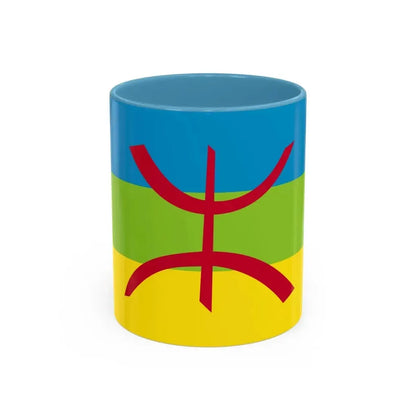 Flag of The Kabyle people Berber flag - Accent Coffee Mug 11oz Light Blue - Go Mug Yourself