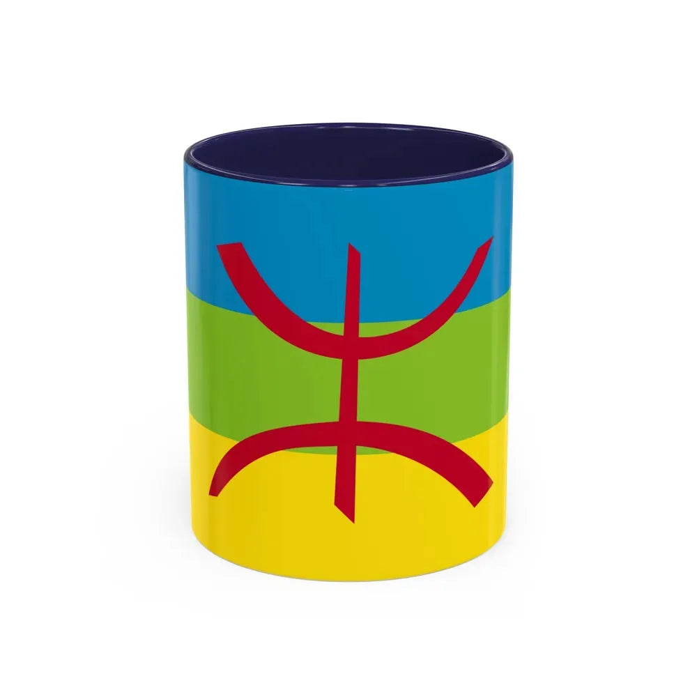 Flag of The Kabyle people Berber flag - Accent Coffee Mug 11oz Navy - Go Mug Yourself