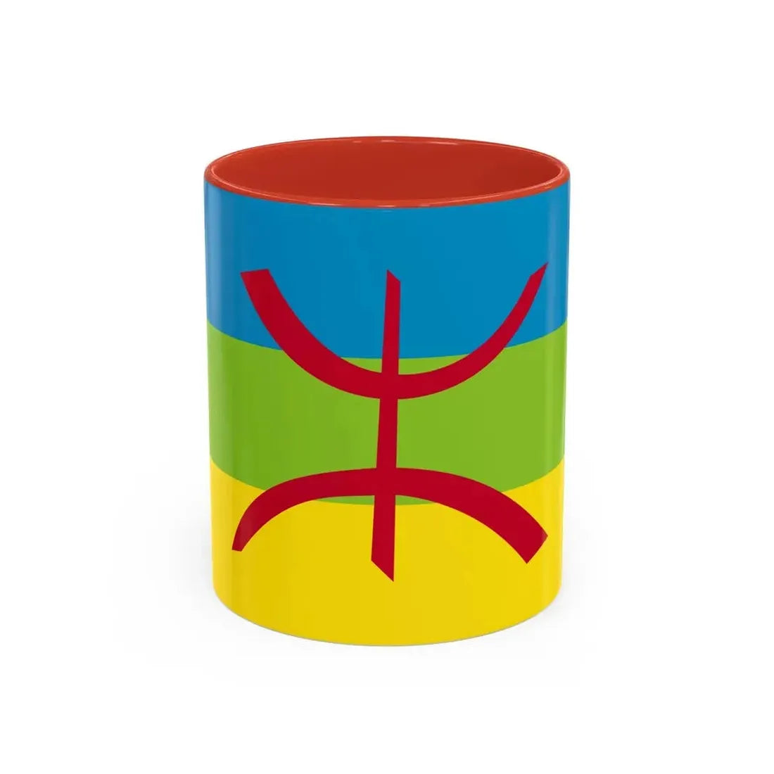 Flag of The Kabyle people Berber flag - Accent Coffee Mug 11oz Red - Go Mug Yourself