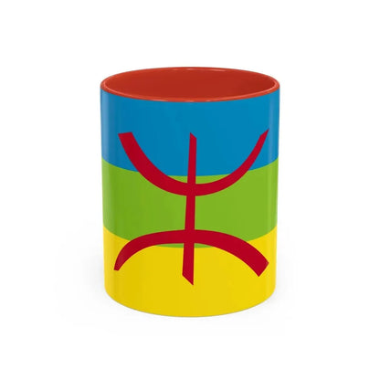 Flag of The Kabyle people Berber flag - Accent Coffee Mug 11oz Red - Go Mug Yourself