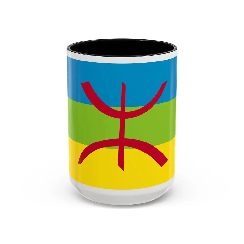 Flag of The Kabyle people Berber flag - Accent Coffee Mug 15oz Black - Go Mug Yourself