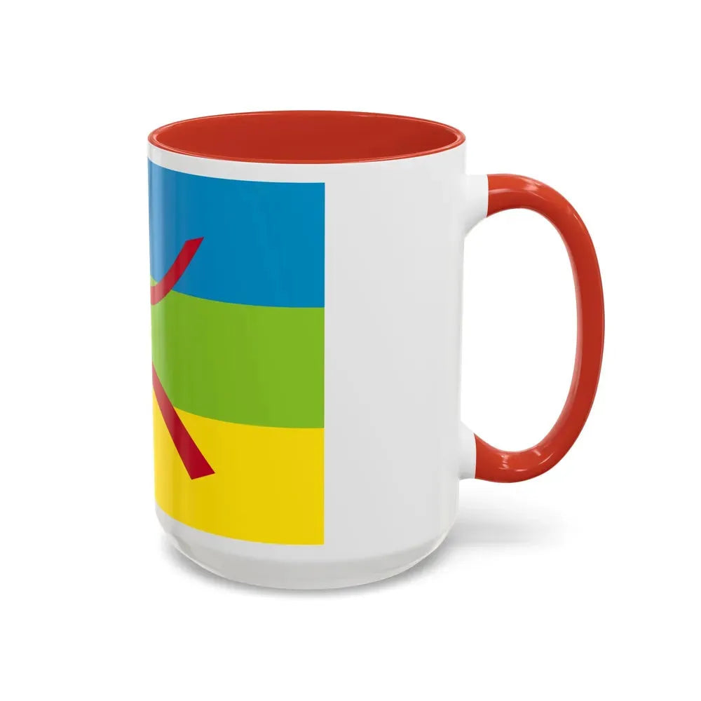 Flag of The Kabyle people Berber flag - Accent Coffee Mug - Go Mug Yourself