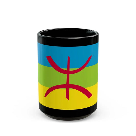 Flag of The Kabyle people Berber flag - Black Coffee Mug 15oz - Go Mug Yourself