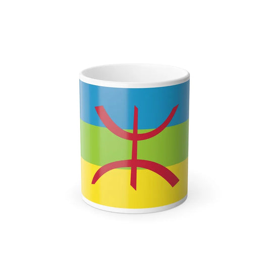 Flag of The Kabyle people Berber flag - Color Changing Coffee Mug-11oz-Go Mug Yourself