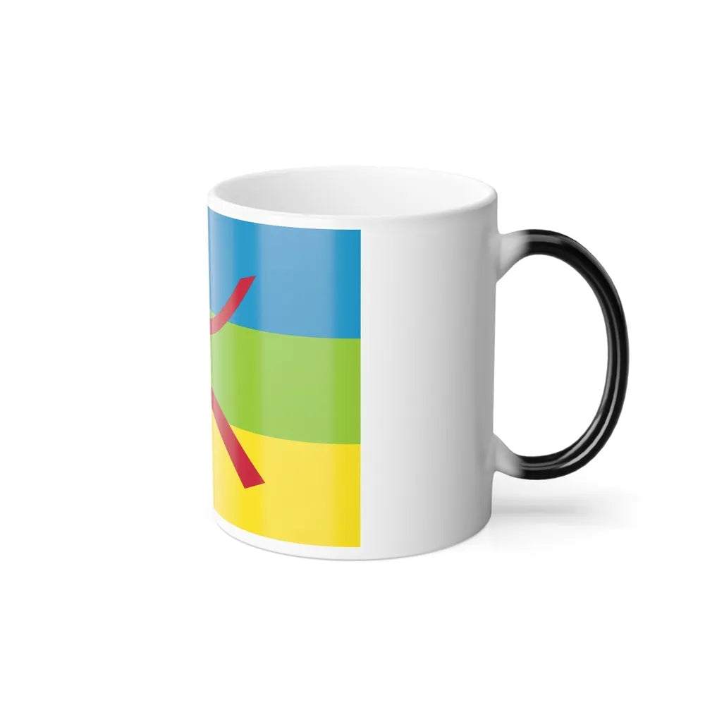 Flag of The Kabyle people Berber flag - Color Changing Coffee Mug-Go Mug Yourself