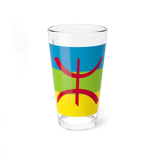 Flag of The Kabyle people Berber flag - Pint Glass 16oz 16oz - Go Mug Yourself