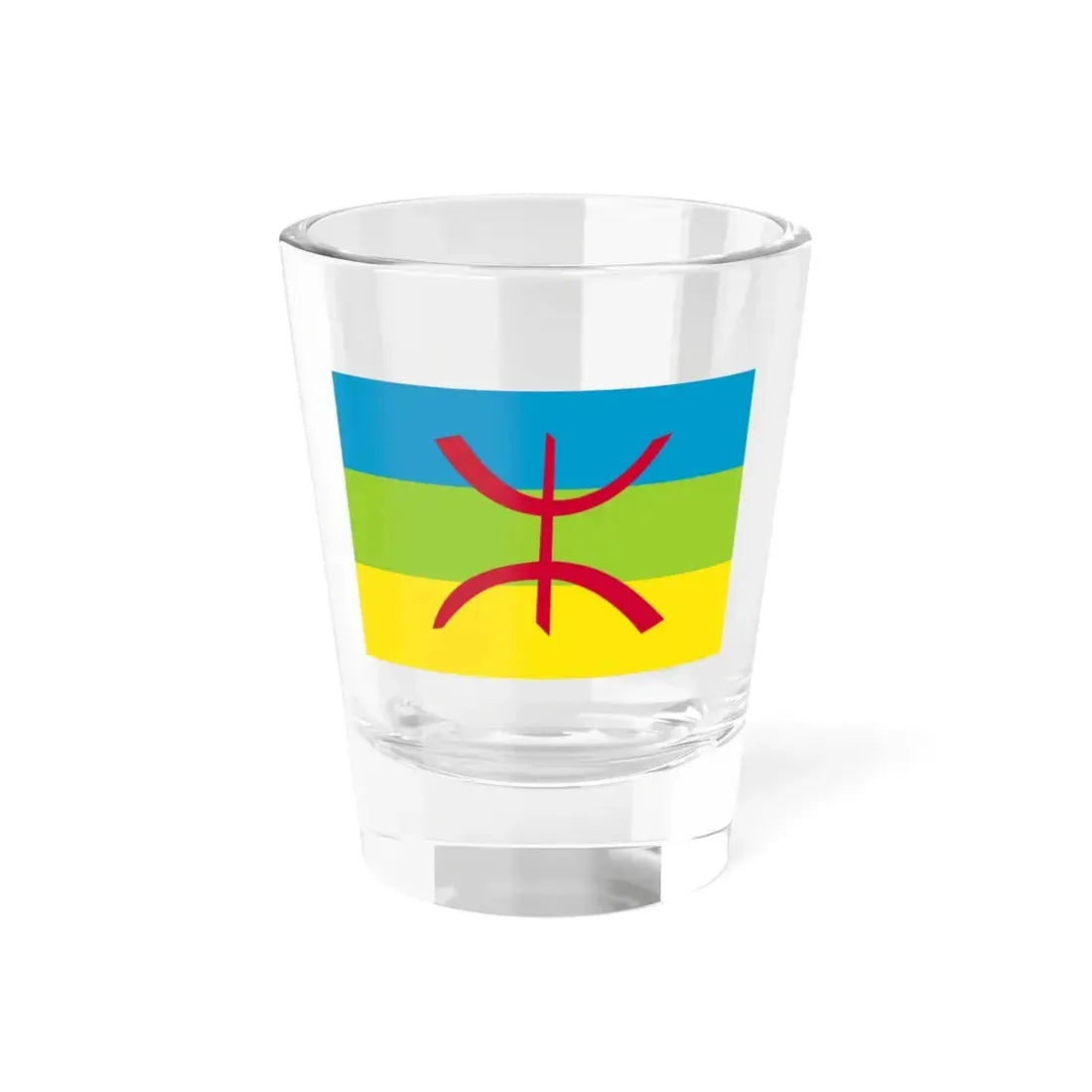 Flag of The Kabyle people Berber flag - Shot Glass 1.5oz 1.5oz - Go Mug Yourself