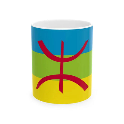 Flag of The Kabyle people Berber flag - White Coffee Mug 11oz - Go Mug Yourself
