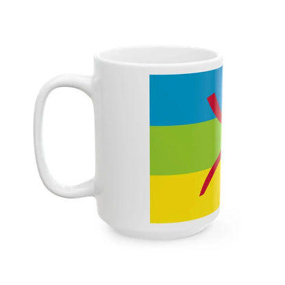 Flag of The Kabyle people Berber flag - White Coffee Mug - Go Mug Yourself