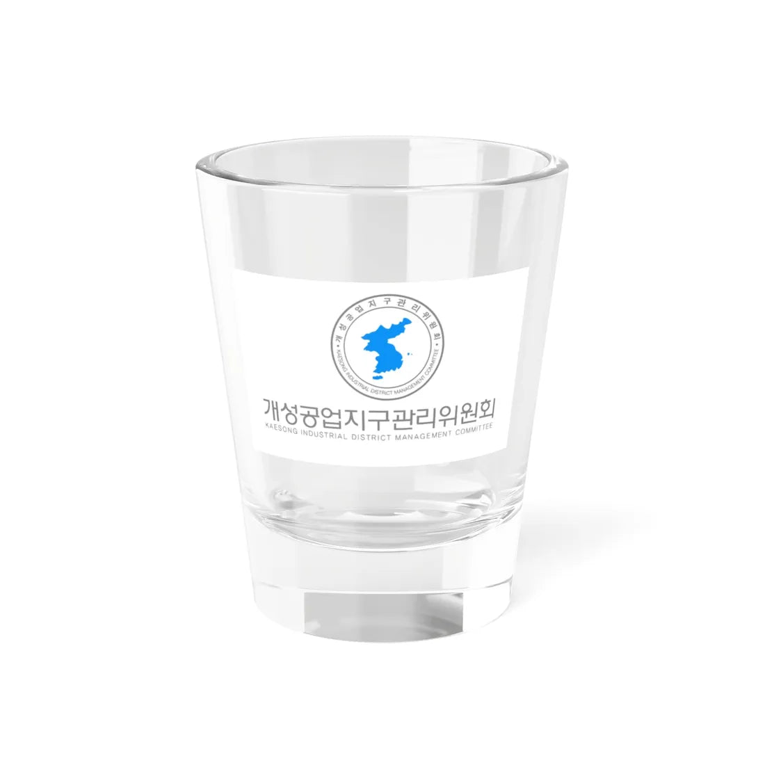 Flag of the Kaesong Industrial Management Committee (Korea) Shot Glass 1.5oz 1.5oz - Go Mug Yourself