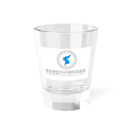 Flag of the Kaesong Industrial Management Committee (Korea) Shot Glass 1.5oz 1.5oz - Go Mug Yourself