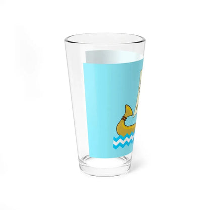 Flag of the Kafr el Sheikh Governorate Egypt - Pint Glass 16oz - Go Mug Yourself