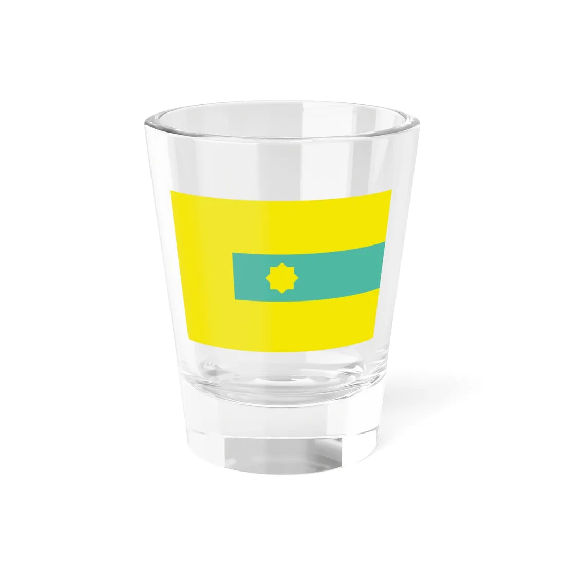 Flag of the Kampar Regency (Indonesia) Shot Glass 1.5oz 1.5oz - Go Mug Yourself