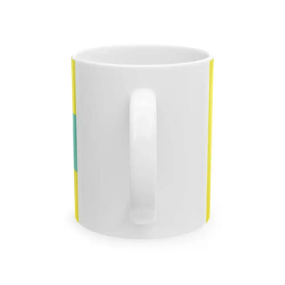 Flag of the Kampar Regency (Indonesia) White Coffee Mug - Go Mug Yourself