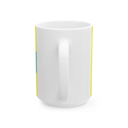 Flag of the Kampar Regency (Indonesia) White Coffee Mug - Go Mug Yourself