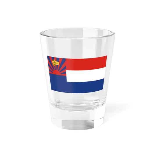 Flag of the Karen National Union (Myanmar) Shot Glass 1.5oz 1.5oz - Go Mug Yourself