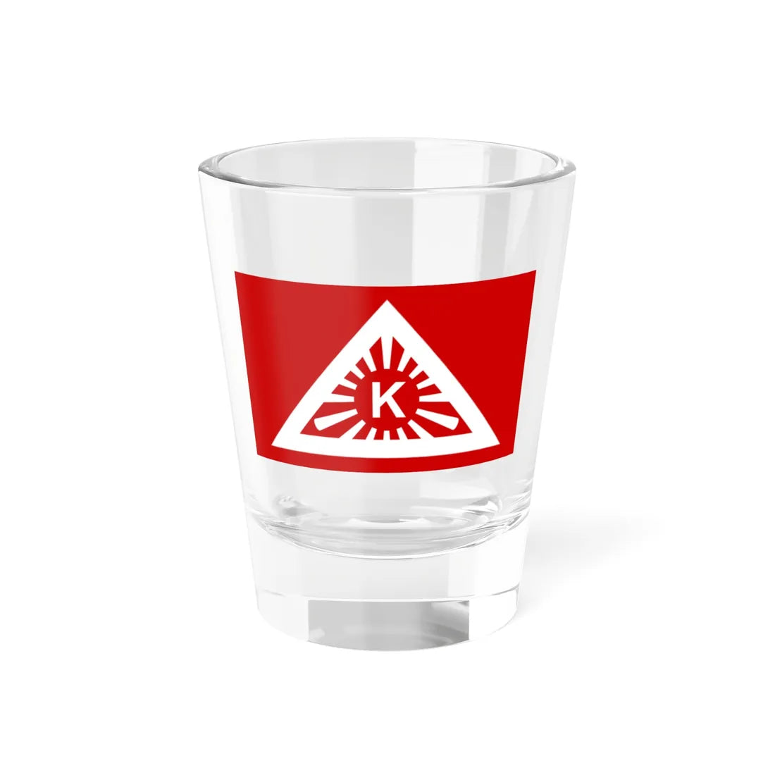 Flag of the Katipuneros of Bicol (Philippines) Shot Glass 1.5oz 1.5oz - Go Mug Yourself