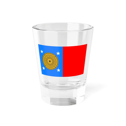 Flag of the Kayan people (Myanmar) Shot Glass 1.5oz 1.5oz - Go Mug Yourself
