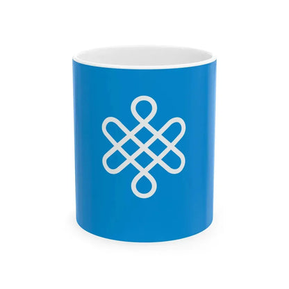 Flag of the Kazakh Khanate (Kazakhstan) White Coffee Mug 11oz - Go Mug Yourself