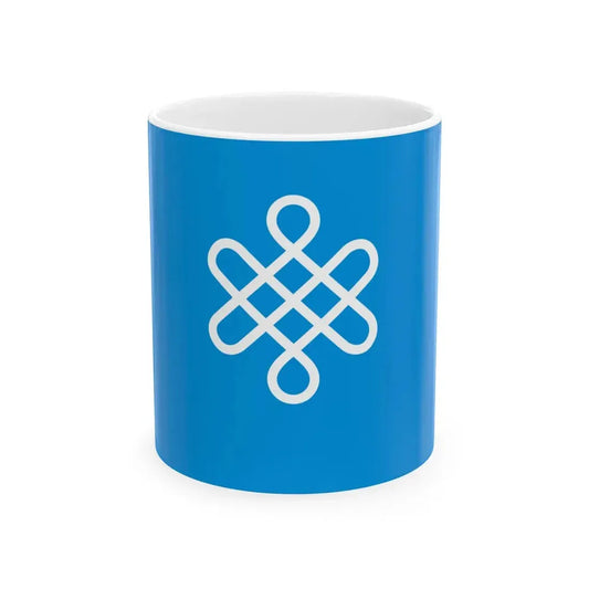 Flag of the Kazakh Khanate (Kazakhstan) White Coffee Mug 11oz - Go Mug Yourself