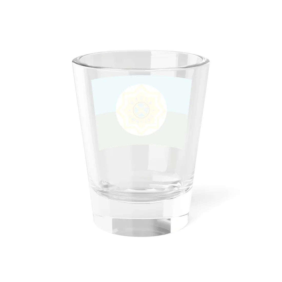 Flag of the Kazakhstan Customs Bureau (Kazakhstan) Shot Glass 1.5oz - Go Mug Yourself