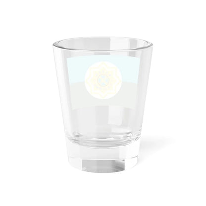 Flag of the Kazakhstan Customs Bureau (Kazakhstan) Shot Glass 1.5oz - Go Mug Yourself