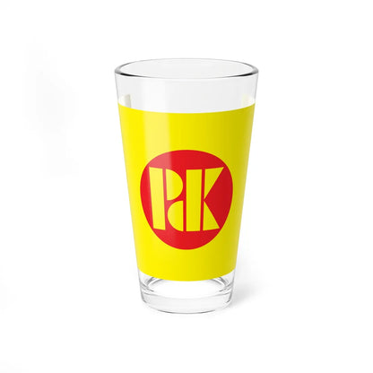Flag of the KDP (Iraq) Pint Glass 16oz 16oz - Go Mug Yourself